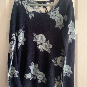 Lauren Conrad Floral Sweater